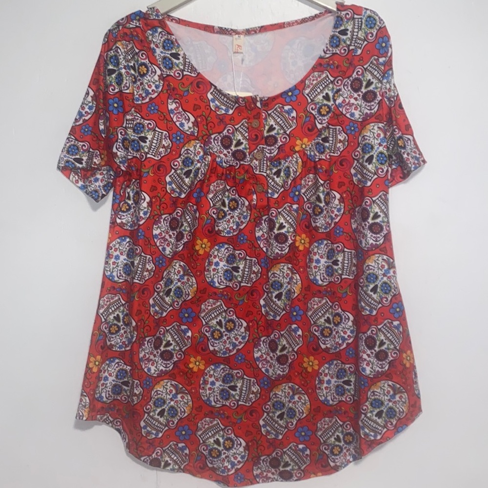 Roshop Sugar Skull Top